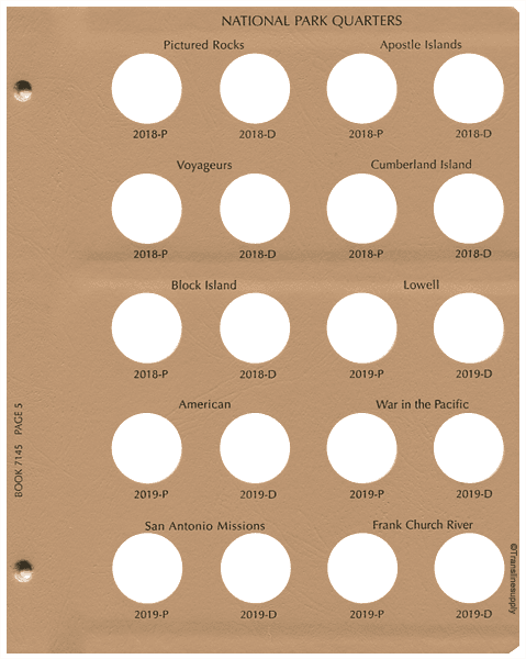 Washington Quarters America's Beautiful N/P 2010-2021. P&D - alternate view 5