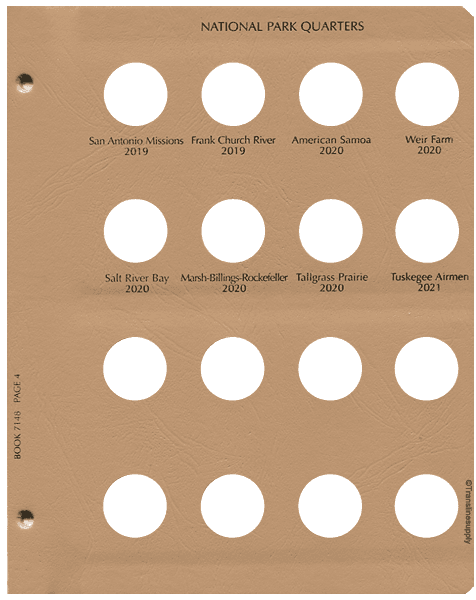 Washington Quarters America's Beautiful N/P 2010-2021 Date Set - alternate view 4