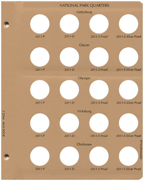 Washington Quarters America's Beautiful N/P 2010-2015. P.D.S & Sil. Pr. Vol I - alternate view 2