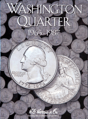 Washington Quarters Folder No. 3 1965-1987