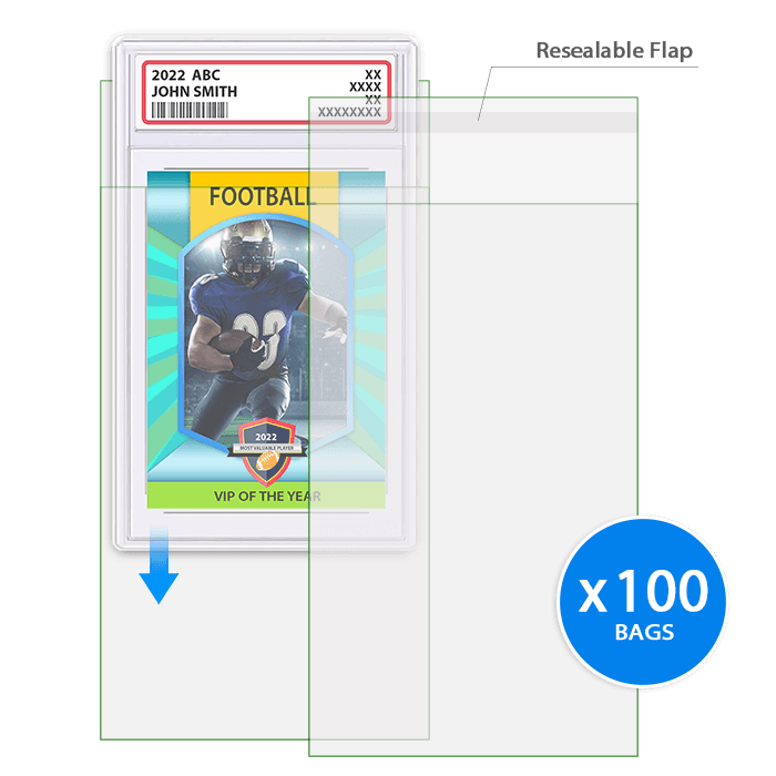 Shield Resealable Sleeve for PSA Slabs (.03mm) - alternate view 1