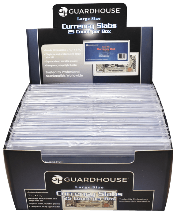 Paper Money Slab for Large-Sized U.S. Currency - Currency Holder - alternate view 3