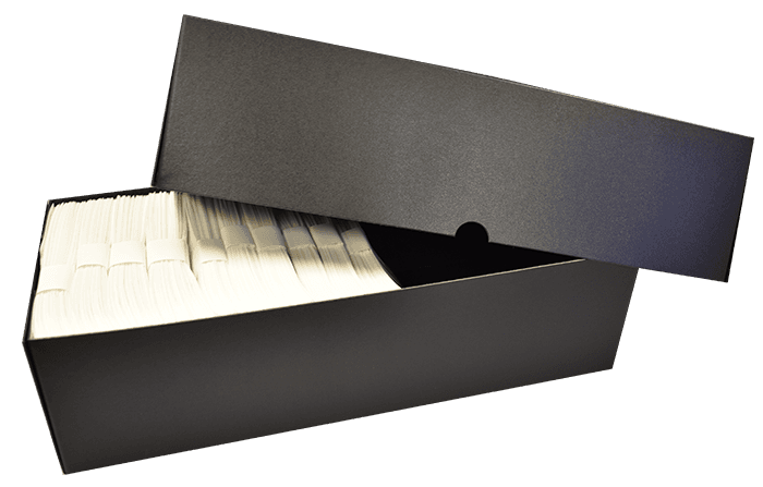 Glassine Storage #5 Box - Holds 3 1/2 x 6 Glassines - alternate view 2
