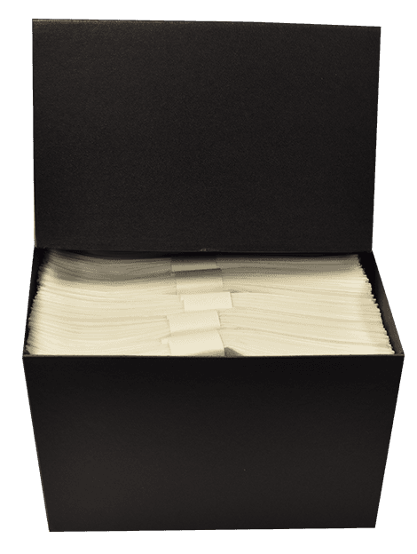 Glassine Storage #6 Box - 14 x 6 7/8 x 4 - Holds 4 1/8 x 6 1/4 Glassines - alternate view 1