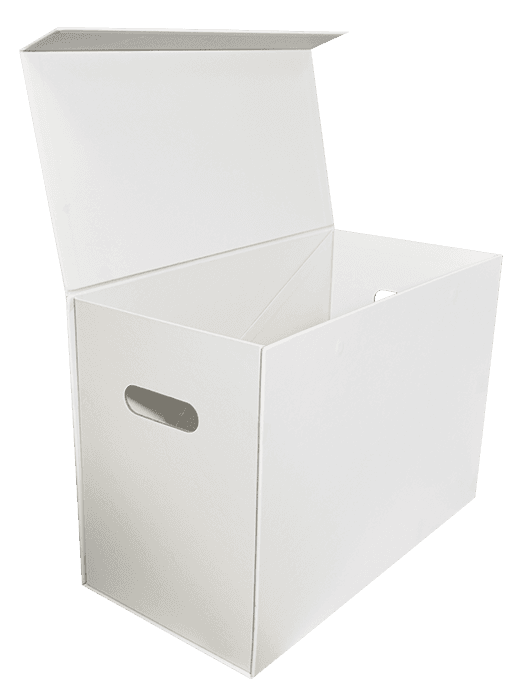 Short Comic Book Storage Box and Magnetic Lid - Heavy Duty - alternate view 2