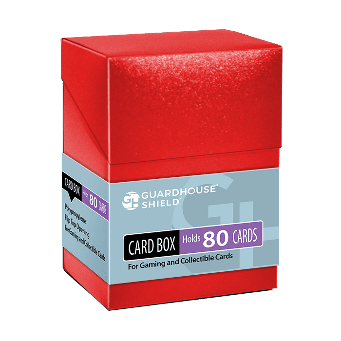 Flip-top Card Box - Red