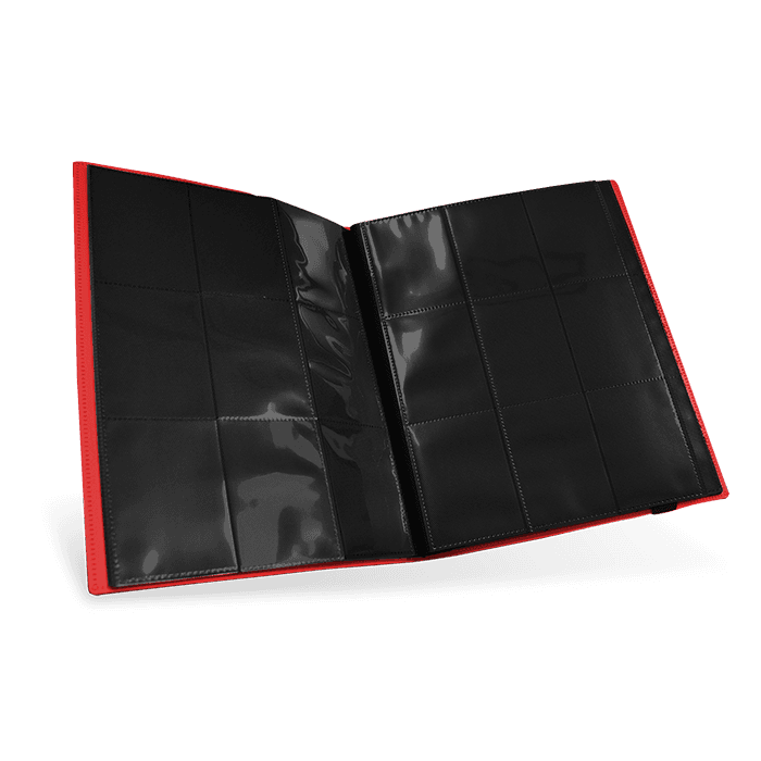 9 Pocket Trading Card Folio - Red - alternate view 1