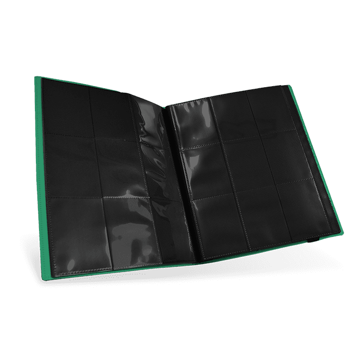 9 Pocket Trading Card Folio - Green - alternate view 1