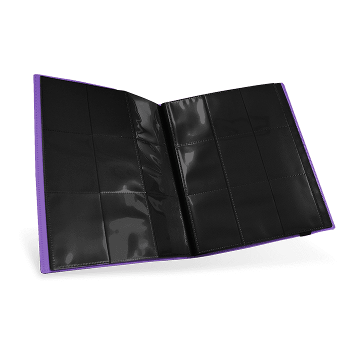9 Pocket Trading Card Folio - Purple - alternate view 1