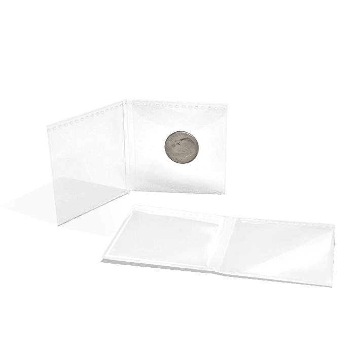 2x2 Shield Coin Flip - Polypropylene/50 Pack - alternate view 1