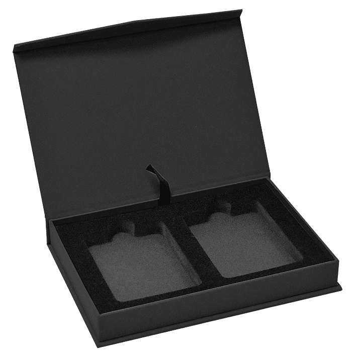 Magnetic Lid 2 Slab Box With Easel - alternate view 1