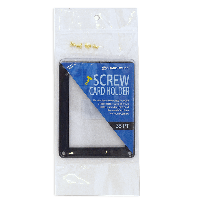 1 Card Screw Card Holder 35pt - Black Border - alternate view 3