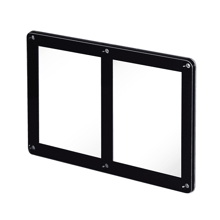 2 Card Screw Card Holder 35pt - Black Border - alternate view 1