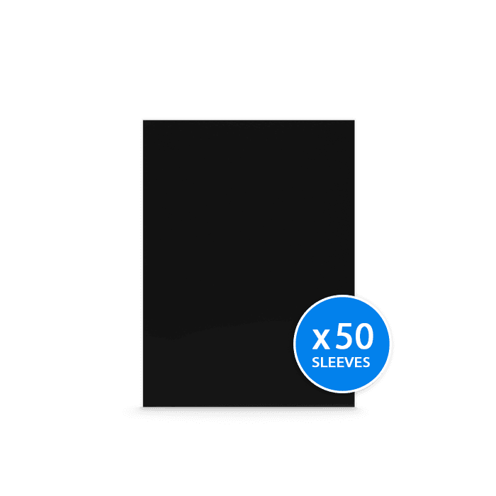 Gaming Card Sleeves - Black - alternate view 1