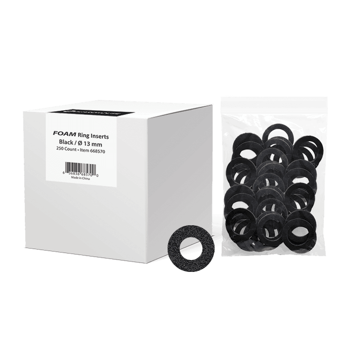13mm Evocore Bulk Pack Small Foam Rings - 250 Pack