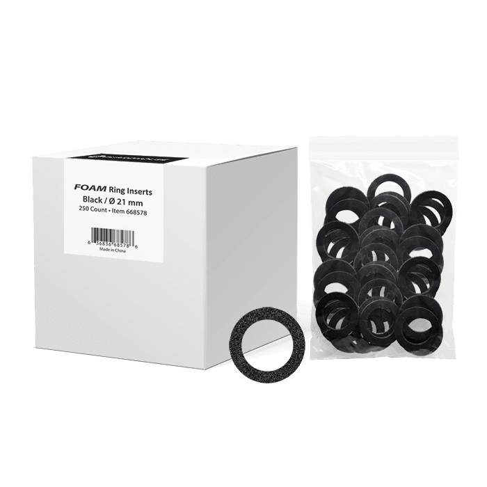 21mm Evocore Bulk Pack Medium Foam Rings - 250 Pack