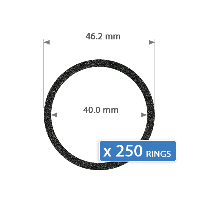 40mm Evocore Bulk Pack XL Foam Rings - 250 Pack - alternate view 1