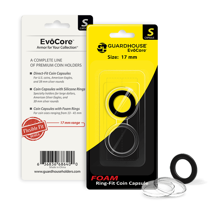 Evocore Foam Ring Capsule Retail Pack - 17mm - alternate view 1