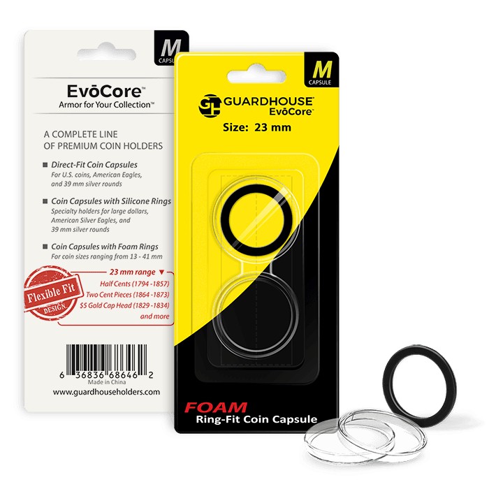 Evocore Foam Ring Capsule Retail Pack - 23mm - alternate view 1