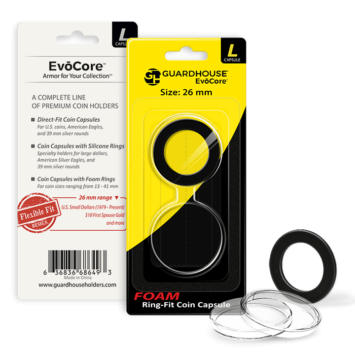 Evocore Foam Ring Capsule Retail Pack - 26mm - alternate view 1