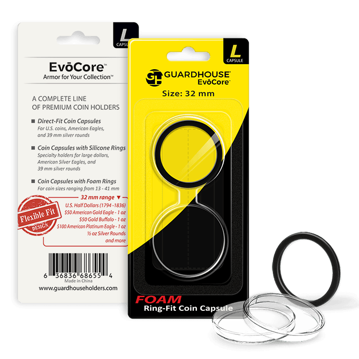 Evocore Foam Ring Capsule Retail Pack - 32mm - alternate view 1