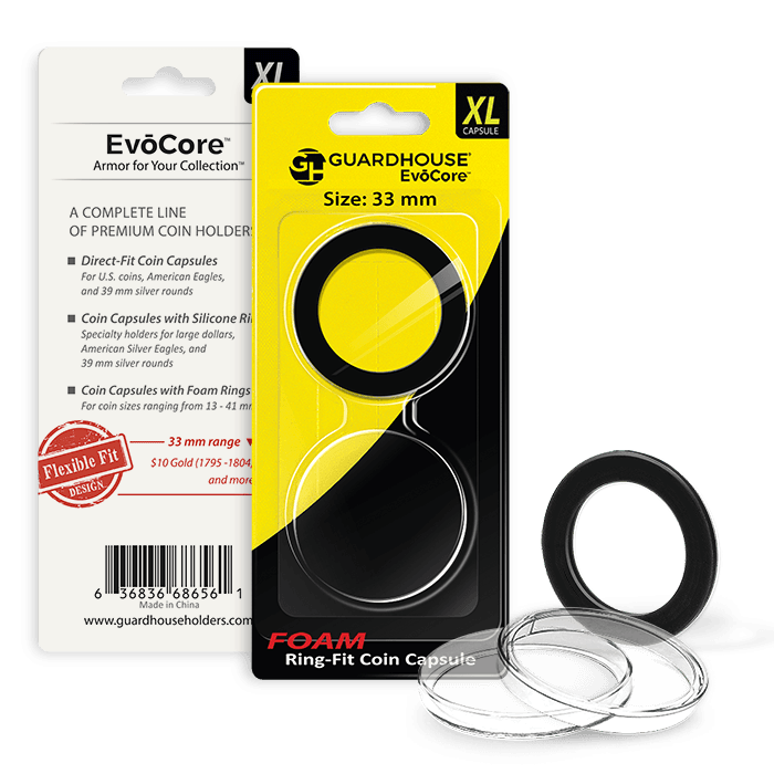 Evocore Foam Ring Capsule Retail Pack - 33mm - alternate view 1