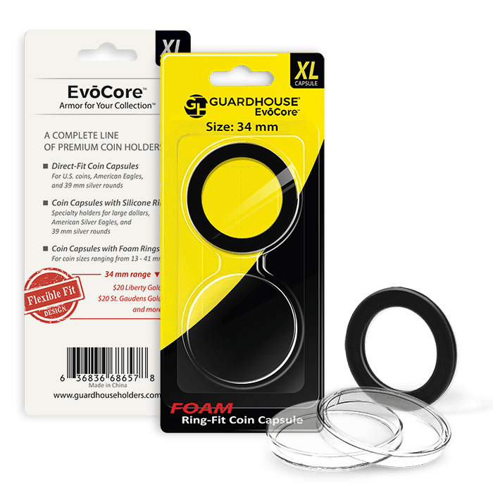 Evocore Foam Ring Capsule Retail Pack - 34mm - alternate view 1