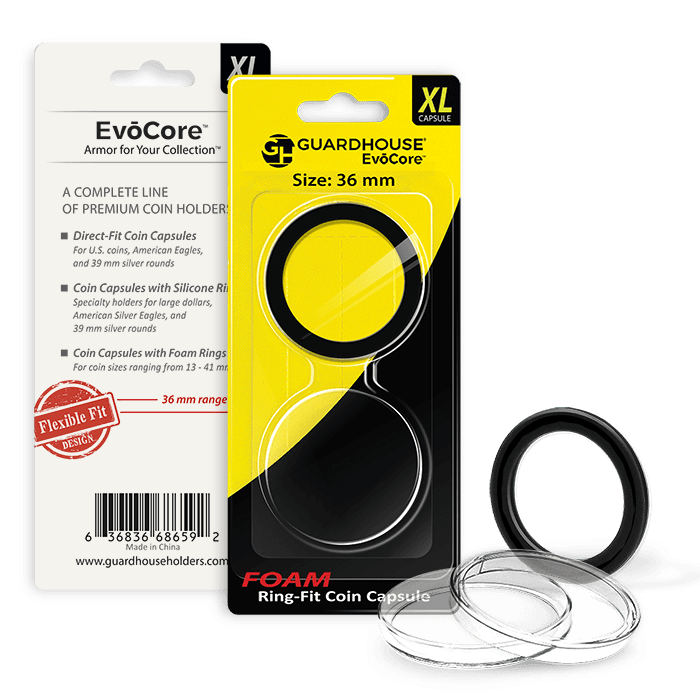 Evocore Foam Ring Capsule Retail Pack - 36mm - alternate view 1