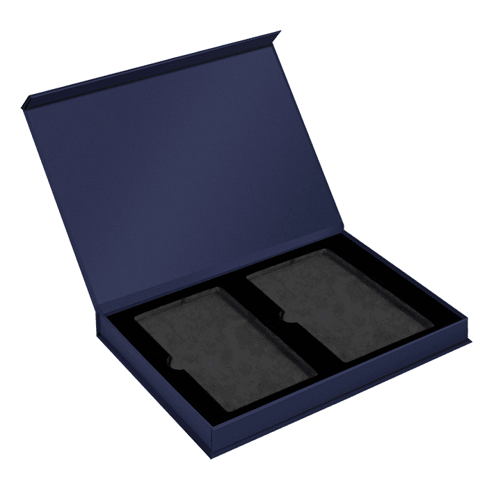 Magnetic Lid Display Box - Holds two PSA/CGC Card Slabs - alternate view 1