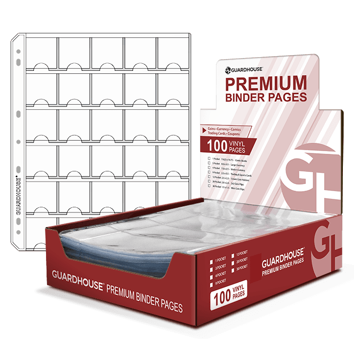 30 Pocket Guardhouse Vinyl Notebook Pages