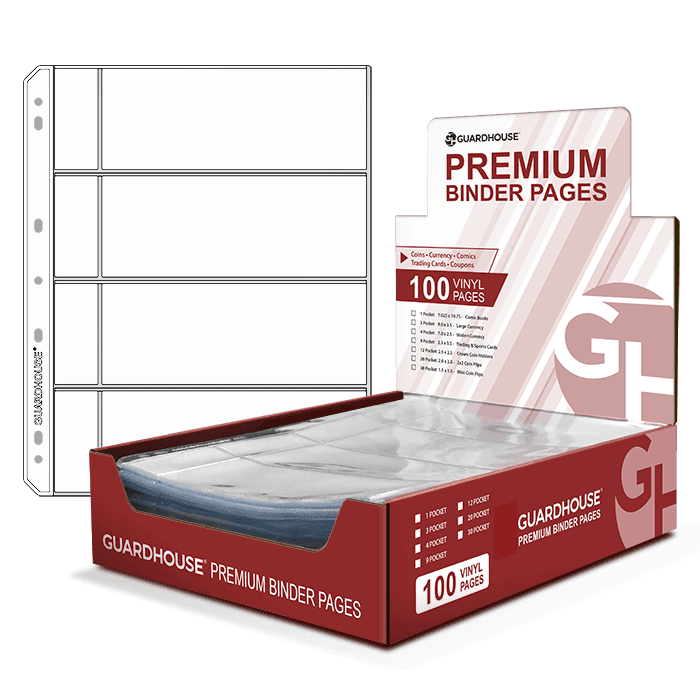 4 Pocket Guardhouse Vinyl Notebook Pages (Modern Currency)