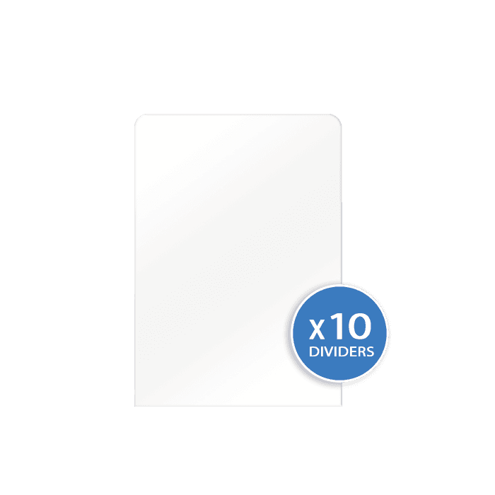Trading Card Dividers - White Regular - alternate view 1