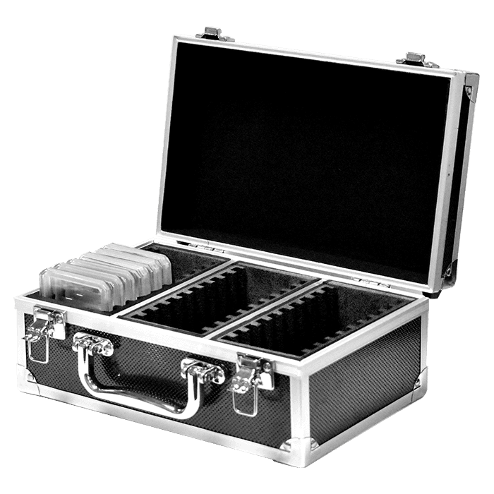 Falcon Series 30 Slab Box - Front Handle - Diamond Pattern / Black - alternate view 1