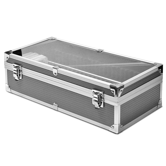 Falcon Series 50 Slab Box - Clear Top - Graphite