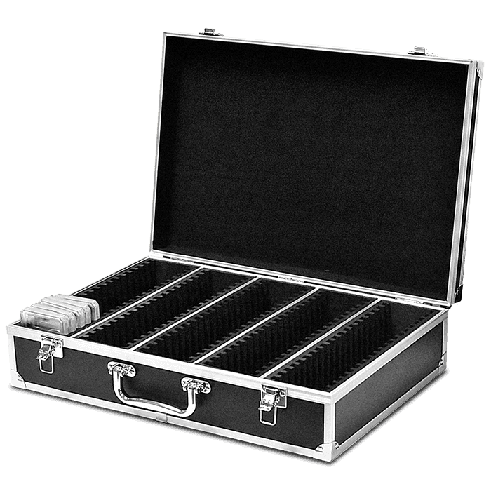 Falcon Series 100 Slab Box - Front Handle - Black Pleather - alternate view 1