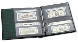 Lighthouse Grande 2 Pocket Graded Currency Album - Green