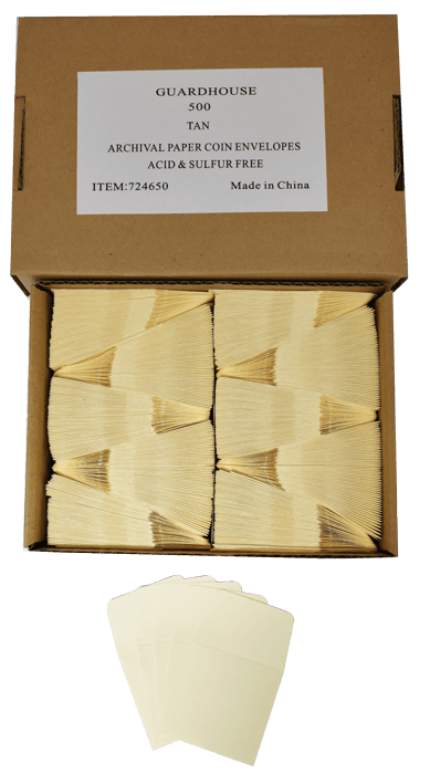 Paper Coin Envelope, Manilla - Qty: 500