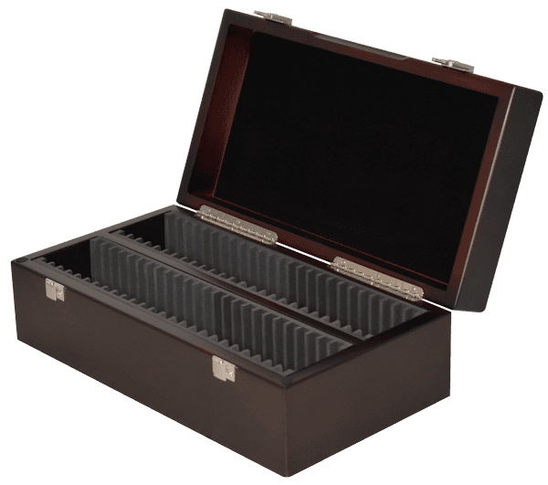 Wood Display Box - 50 PCGS or NGC Slabs - alternate view 1