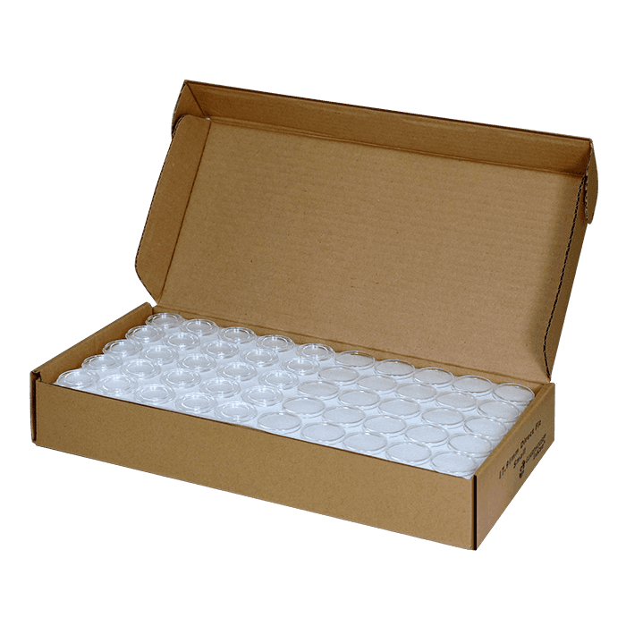 Cent 19mm bulk Direct-Fit EvoCore coin holders. 250 count box.
