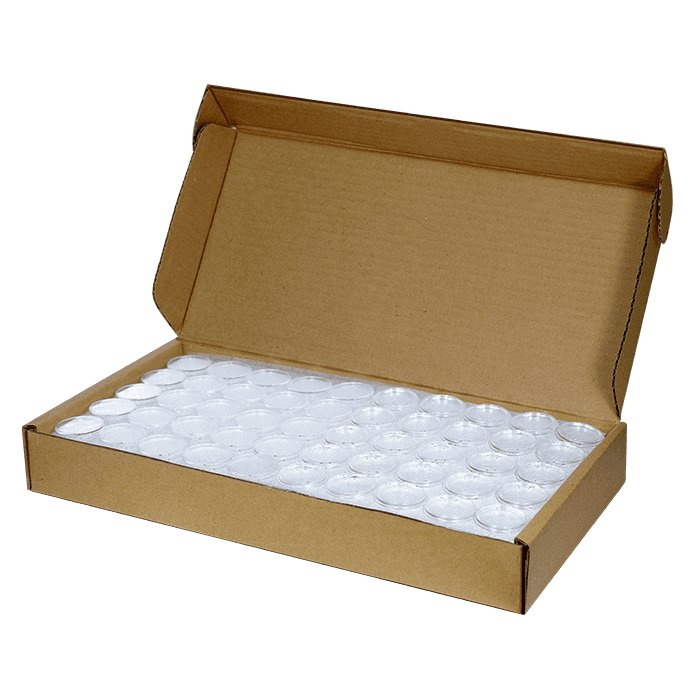 Small Dollar 26.5mm bulk Direct-Fit / S Ring-Fit EvoCore coin Holders 250 count box.