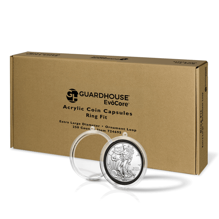 EvoCore XL Coin Holder with Ornament Loop. 250 Count Box - alternate view 1
