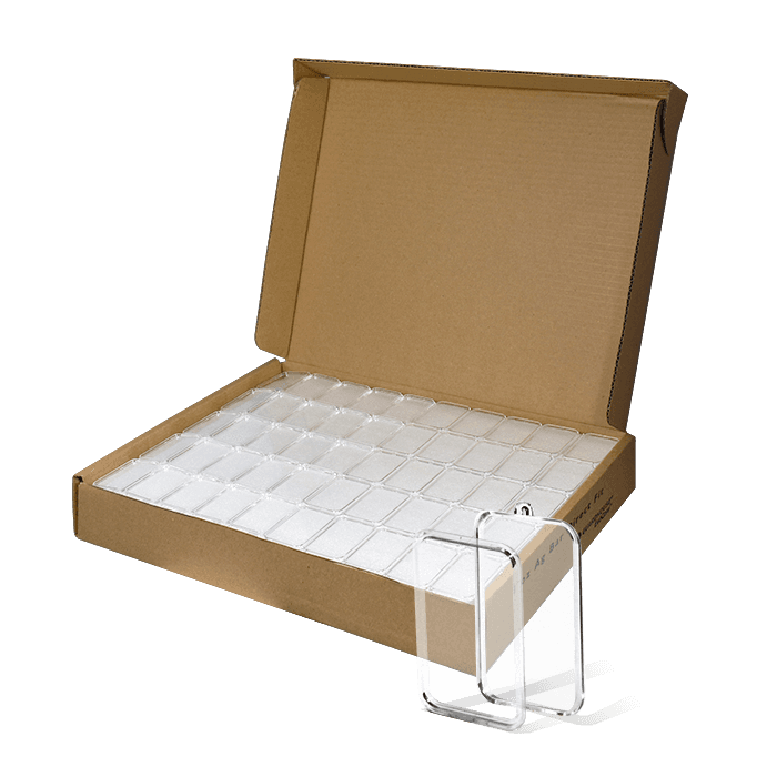 Evocore 1 Oz Silver Bar Holder with Ornament Loop. 250 Count Box