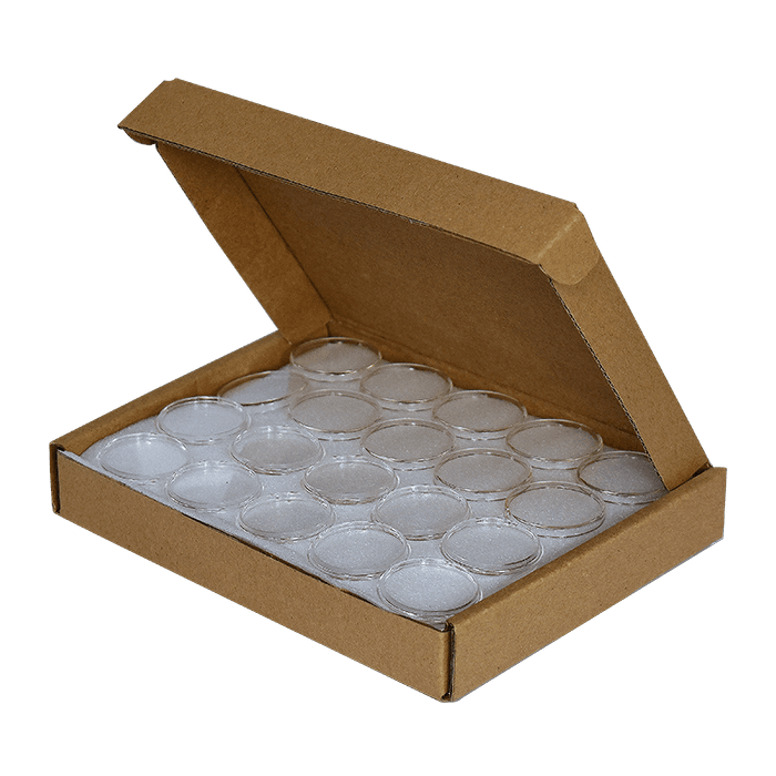Small Dollar 26.5mm Direct-Fit EvoCore coin holders - (S dia Ring Fit) / 50 per box.