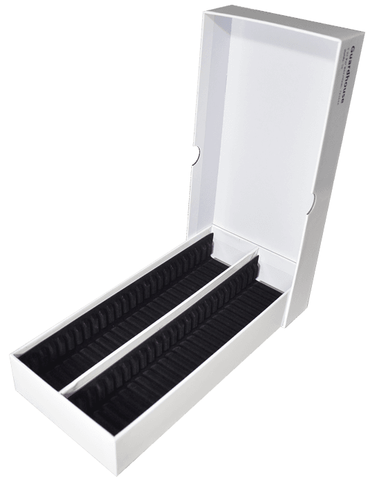 Guardhouse Double Row 1 oz Silver Bar Capsule Box - Holds 50