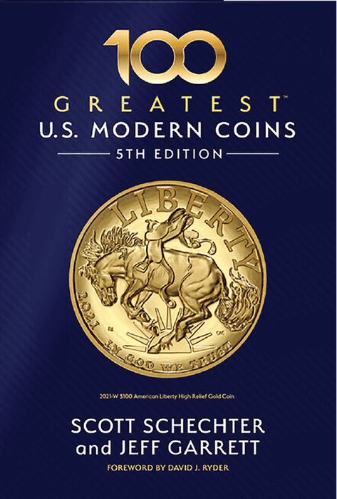 100 Greatest U.S. Modern Coins - 5th Edition 10x12