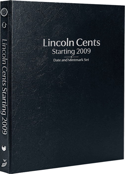 Lincoln Cents Starting 2009, Date & Mintmark Set P, D, S & W (Black)