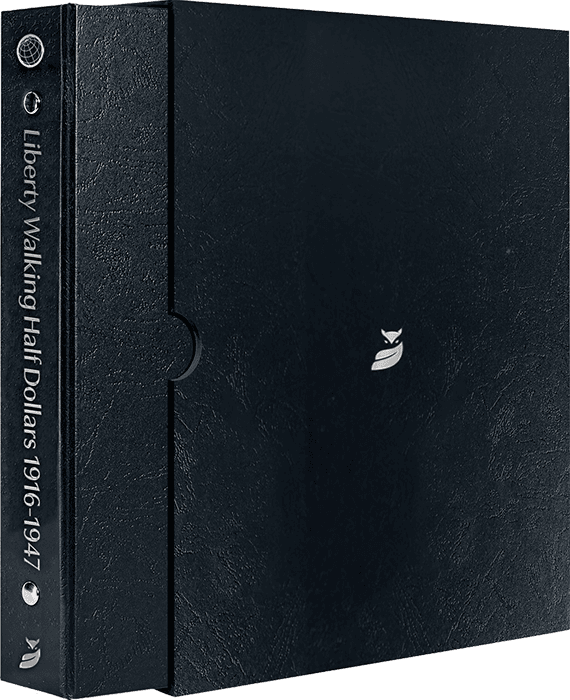 Liberty Walking Half Dollars 1916-1947, Date & Mintmark Set P, D & S (Black) - alternate view 1