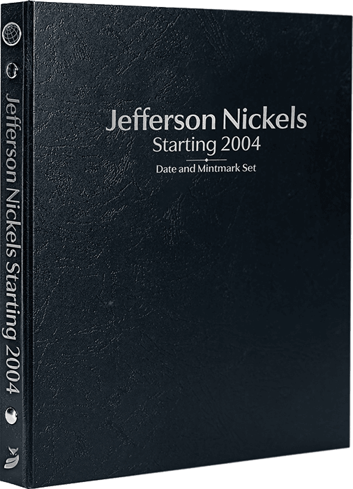 Jefferson Nickels Starting 2004, Date & Mintmark Set P, D & S (Black)
