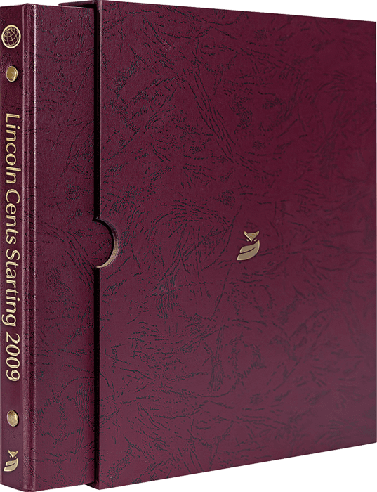 Lincoln Cents Starting 2009, Date & Mintmark Set P, D, S & W (Burgundy) - alternate view 1