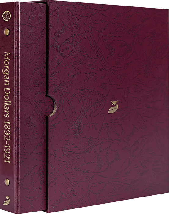 Morgan Dollars 1892-1921, Date & Mintmark Set P, D, S, CC, & O (Burgundy) - alternate view 1